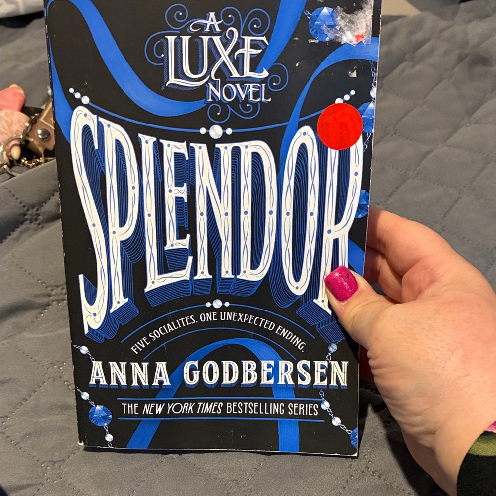 Harper Blue and White 'Splendor' Hardcover Novel